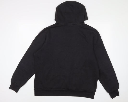 Mens UK Size M Slazenger Black Pullover Hoodie
