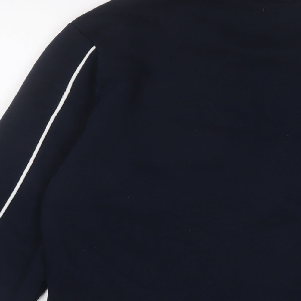 Mens UK Size S Closure Blue Pullover Sweatshirt