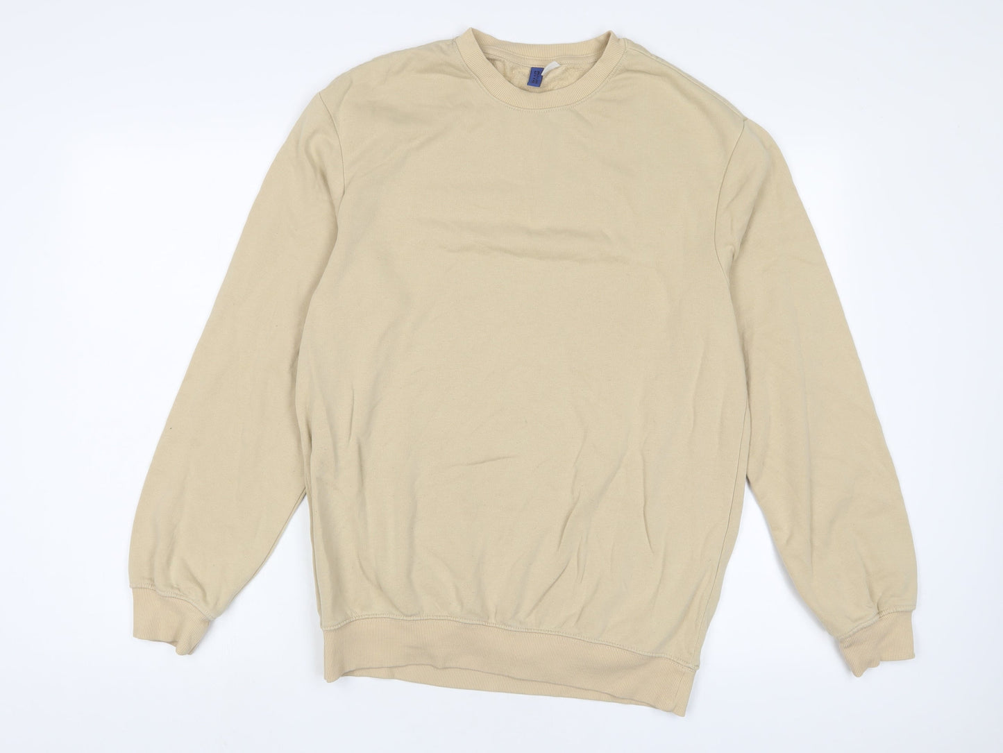 Mens UK Size S H&M Beige Pullover Sweatshirt