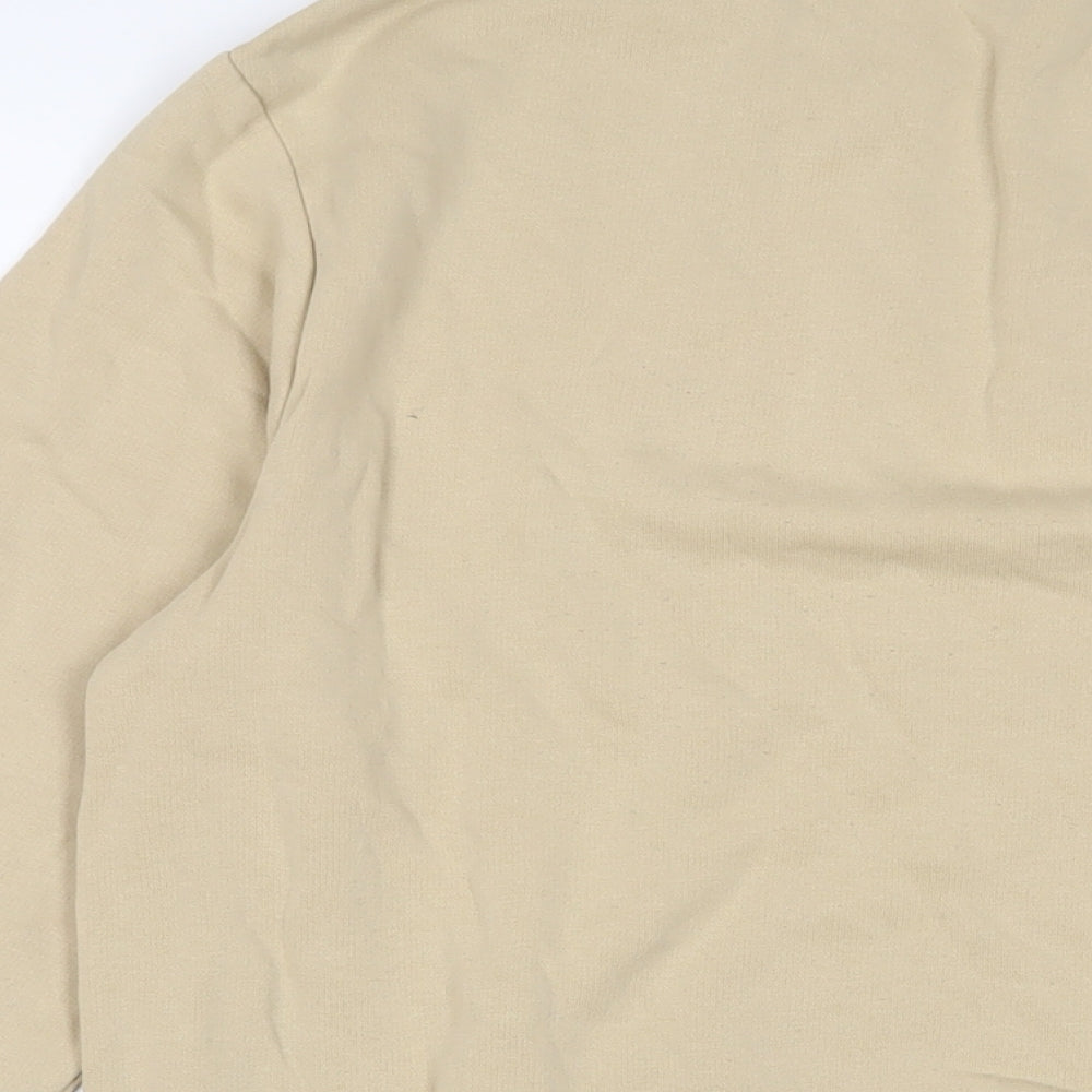 Mens UK Size S H&M Beige Pullover Sweatshirt