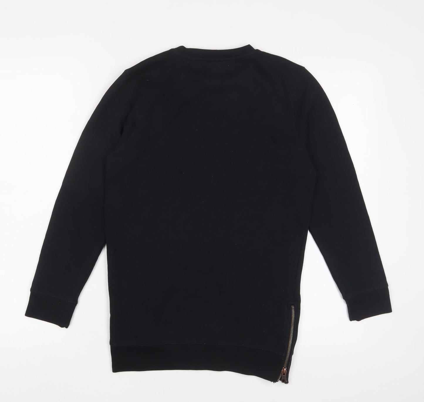 NEXT Boys Black Cotton Pullover Sweatshirt Size 10 Years Pullover