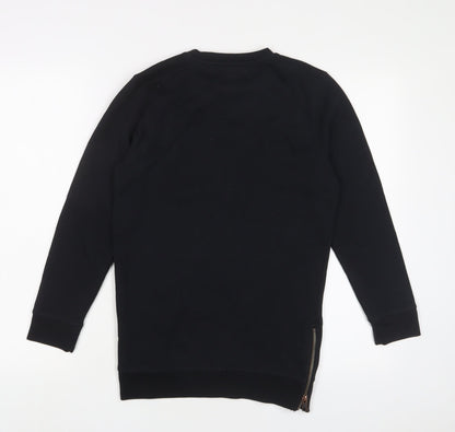 NEXT Boys Black Cotton Pullover Sweatshirt Size 10 Years Pullover