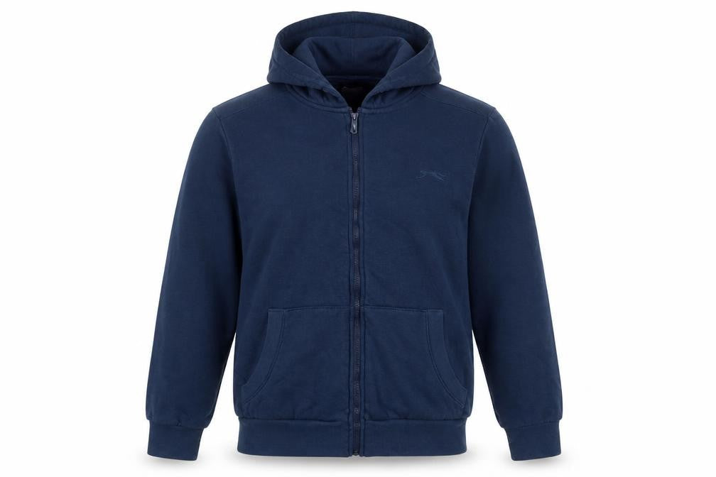 Mens UK Size S Slazenger Blue Full Zip Hoodie