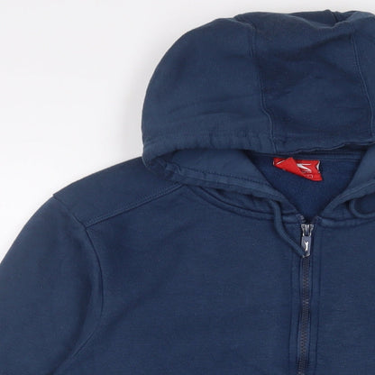 Mens UK Size S Slazenger Blue Full Zip Hoodie