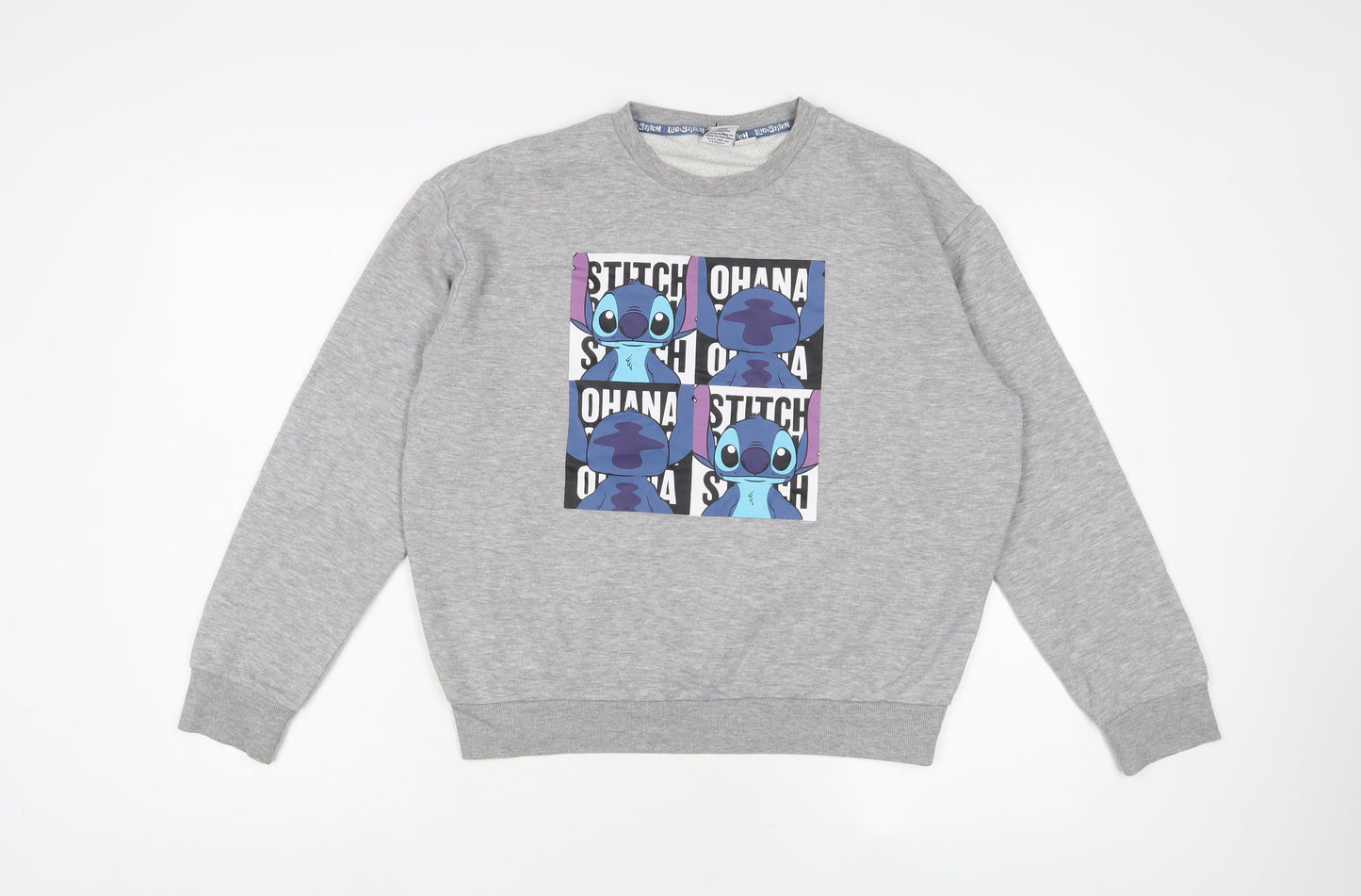 Womens UK Size S Disney Grey Pullover Sweatshirt