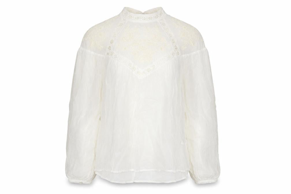 Womens UK Size 12 River Island White Basic Blouse