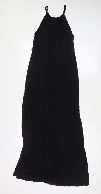 Gap Womens Black Viscose A-Line Size S Crew Neck Pullover