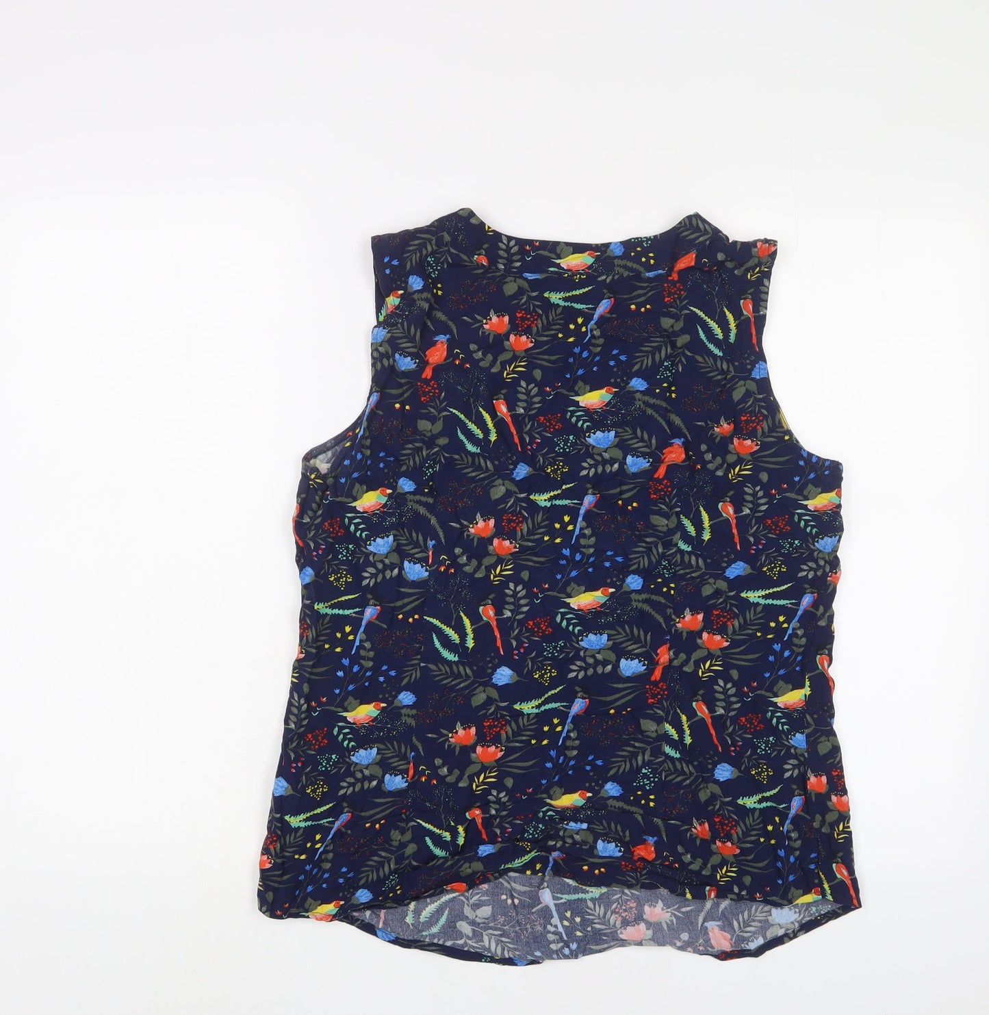 Womens UK Size 14 John Baner Blue Basic Tank