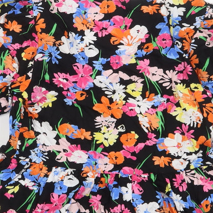 Womens UK Size 6 New Look Multicoloured Basic Blouse