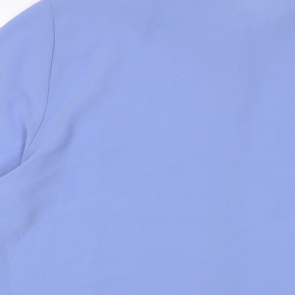 Womens UK Size 16 BHS Purple Basic Button-Up