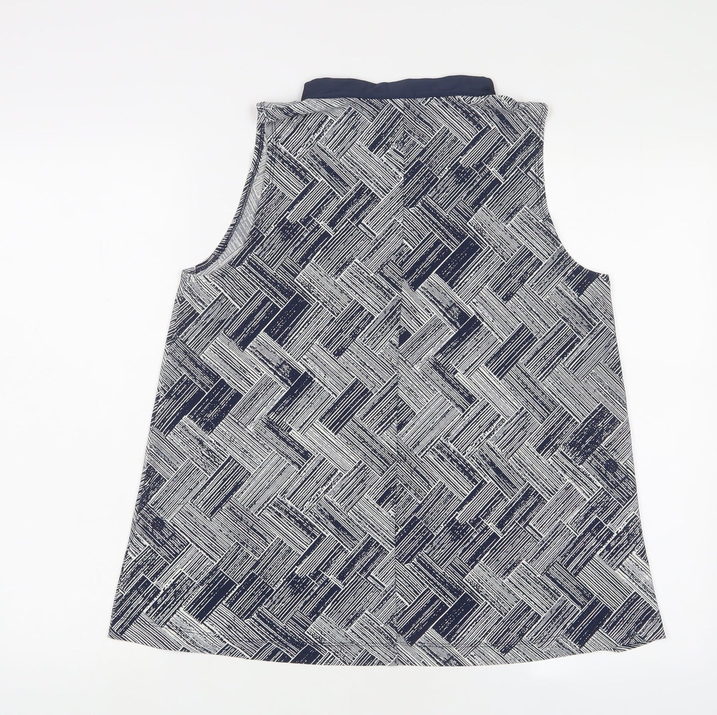 Womens UK Size 10 NEXT Blue Basic Tank