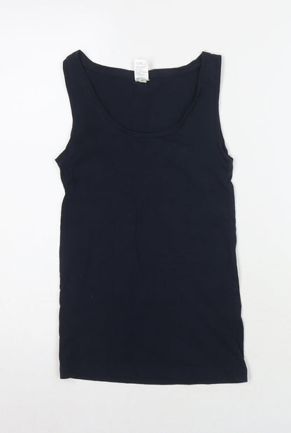 Womens UK Size 6 ANKO Blue Basic Tank