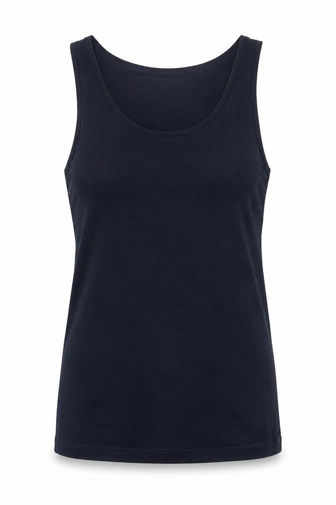Womens UK Size 6 ANKO Blue Basic Tank