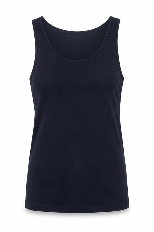 Womens UK Size 6 ANKO Blue Basic Tank