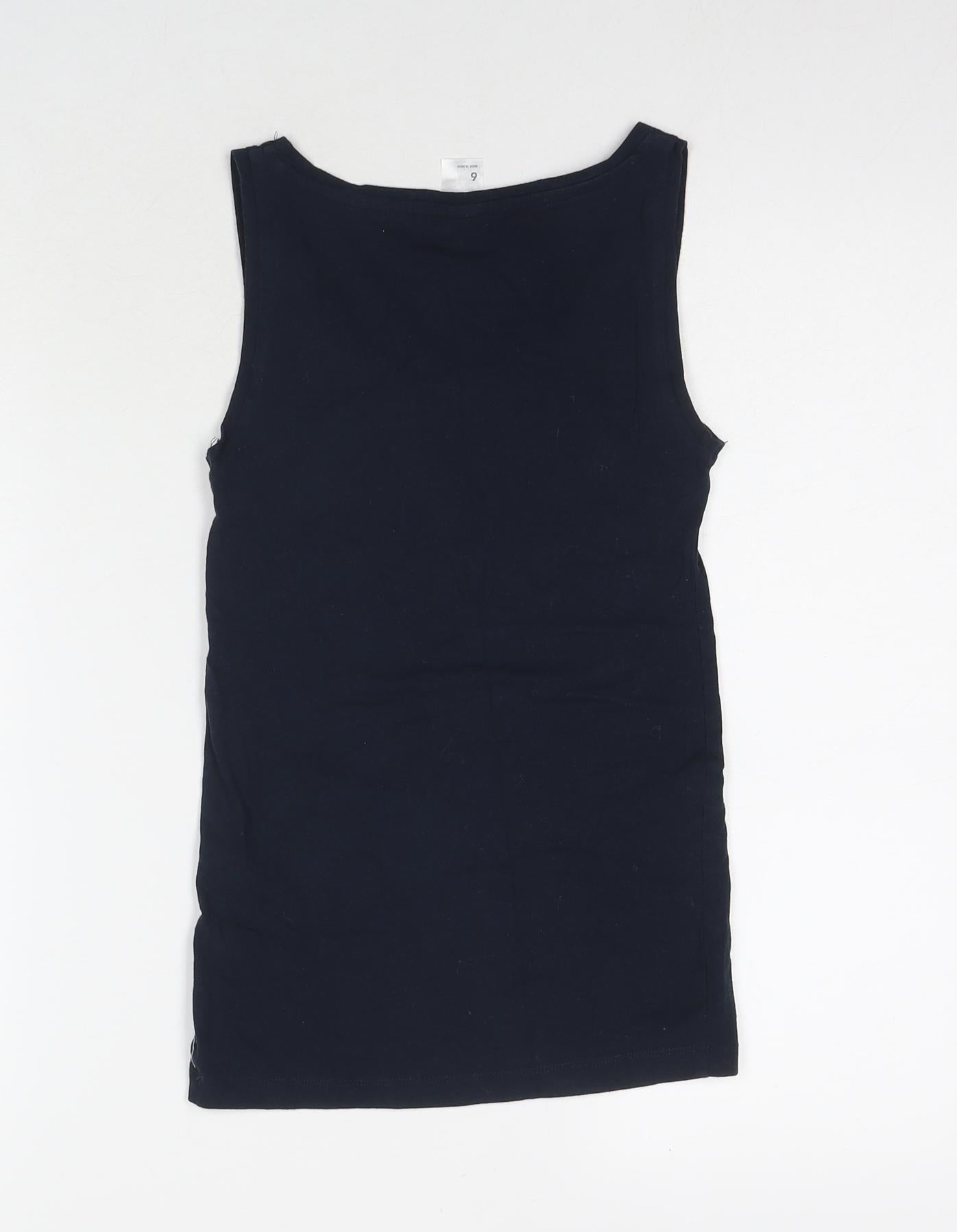 Womens UK Size 6 ANKO Blue Basic Tank