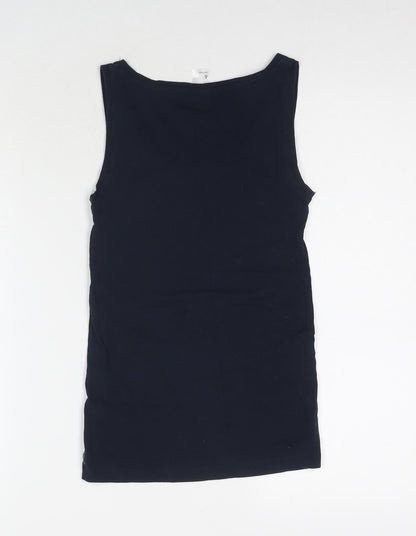 Womens UK Size 6 ANKO Blue Basic Tank