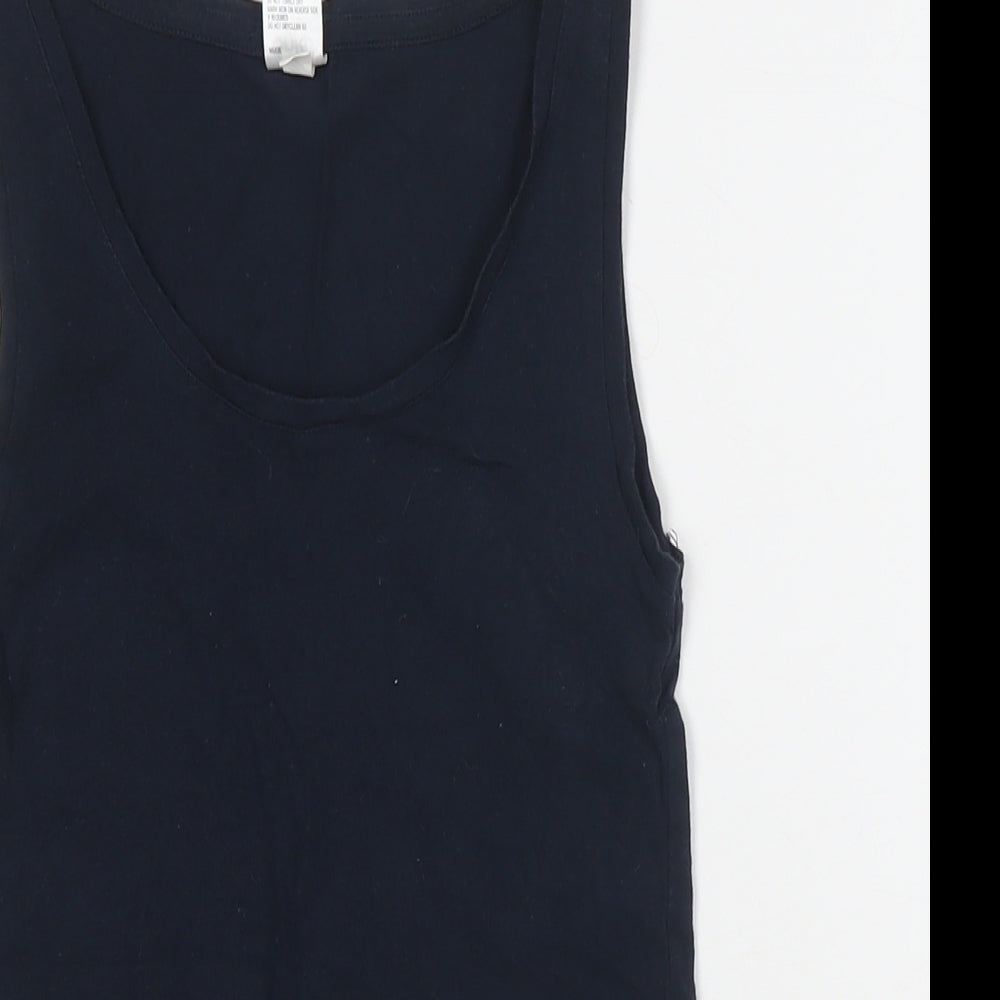 Womens UK Size 6 ANKO Blue Basic Tank
