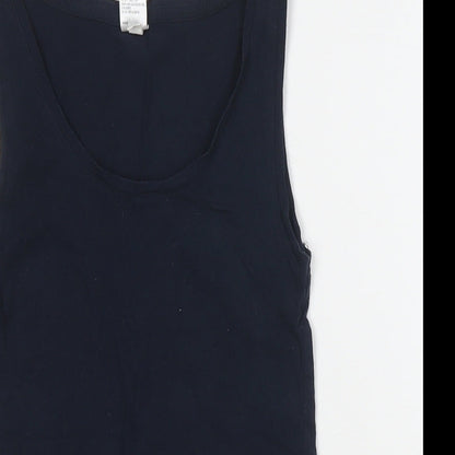 Womens UK Size 6 ANKO Blue Basic Tank
