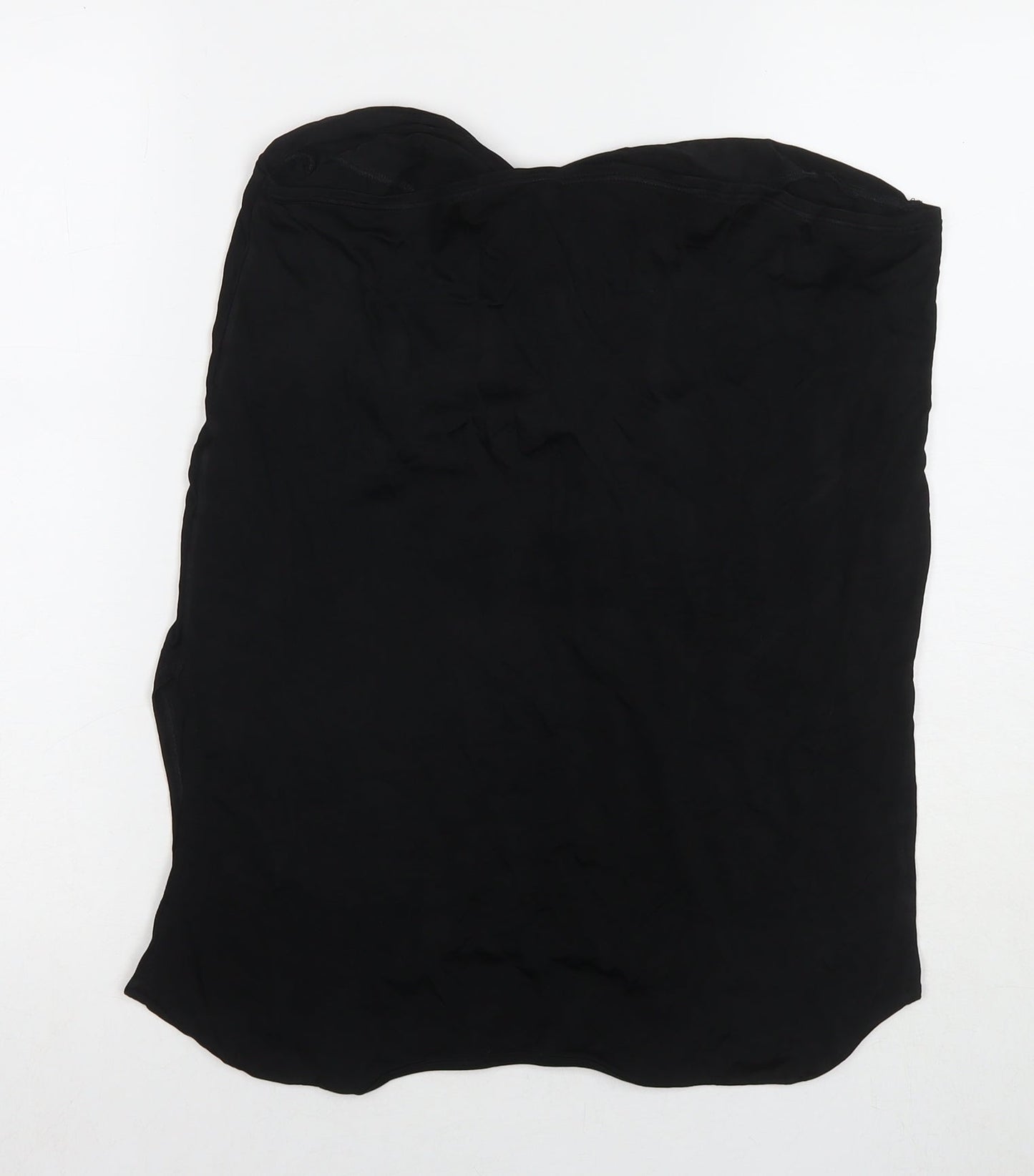 Womens UK Size 12 River Island Black Basic Blouse