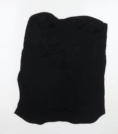 Womens UK Size 12 River Island Black Basic Blouse