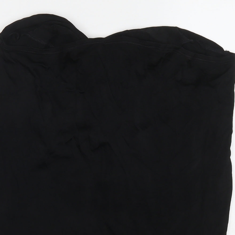 Womens UK Size 12 River Island Black Basic Blouse