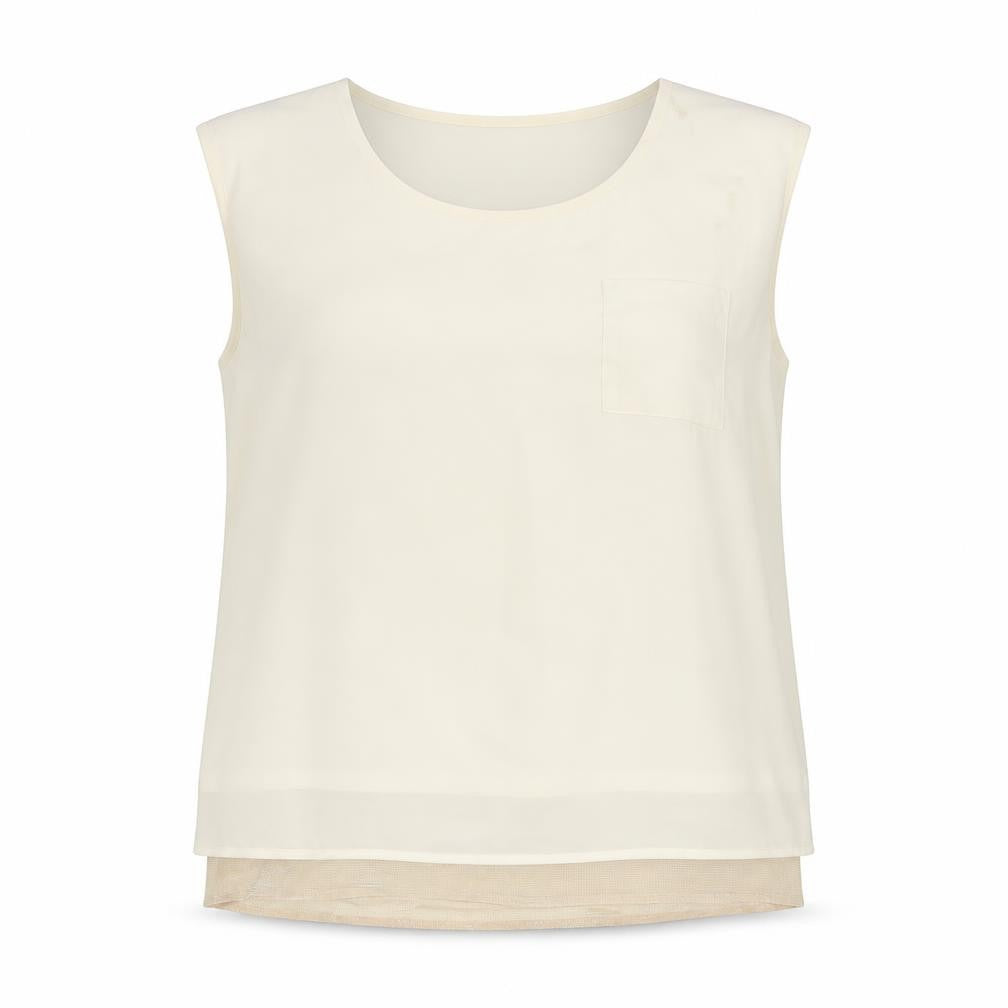 Womens UK Size 14 Oasis White Basic Tank