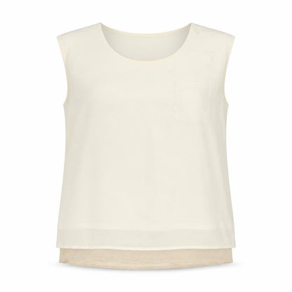 Womens UK Size 14 Oasis White Basic Tank