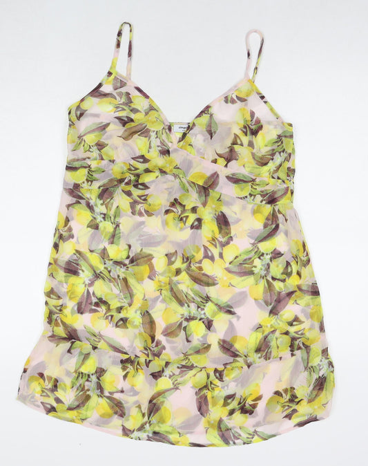 Womens UK Size 14 Simply Be Yellow Tunic Tank