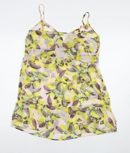 Womens UK Size 14 Simply Be Yellow Tunic Tank
