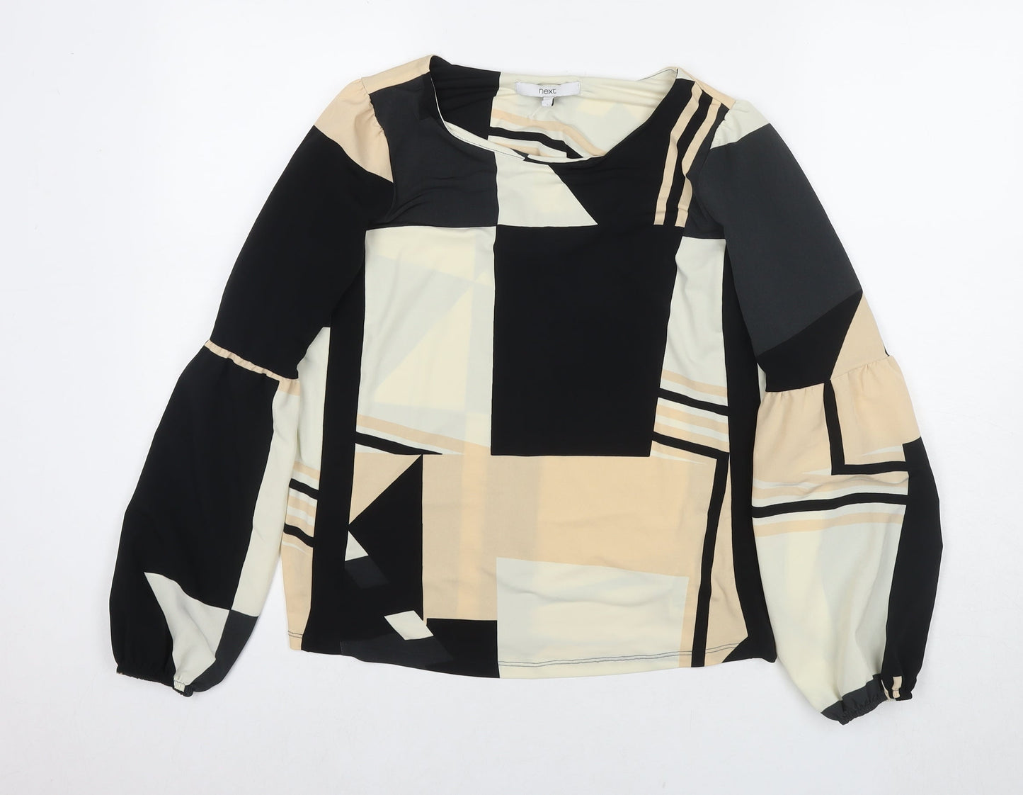 Womens UK Size 8 NEXT Multicoloured Basic Blouse