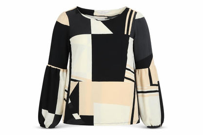 Womens UK Size 8 NEXT Multicoloured Basic Blouse