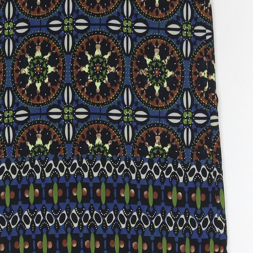 Womens UK Size 4 Topshop Multicoloured Tunic Tank
