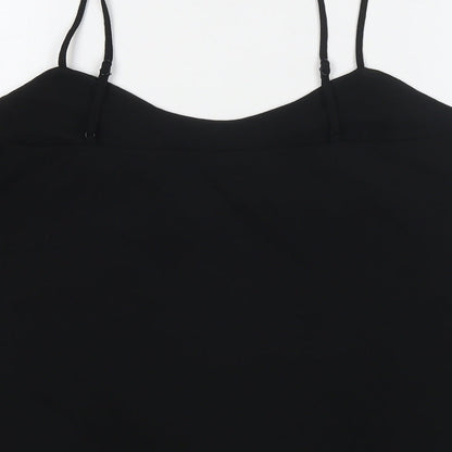 Womens UK Size 16 Roman Black Basic Tank