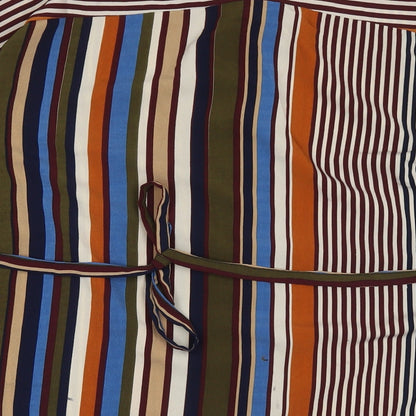 Love & Other Things Womens Multicoloured Striped Polyester Shirt Dress Size XS Collared Button