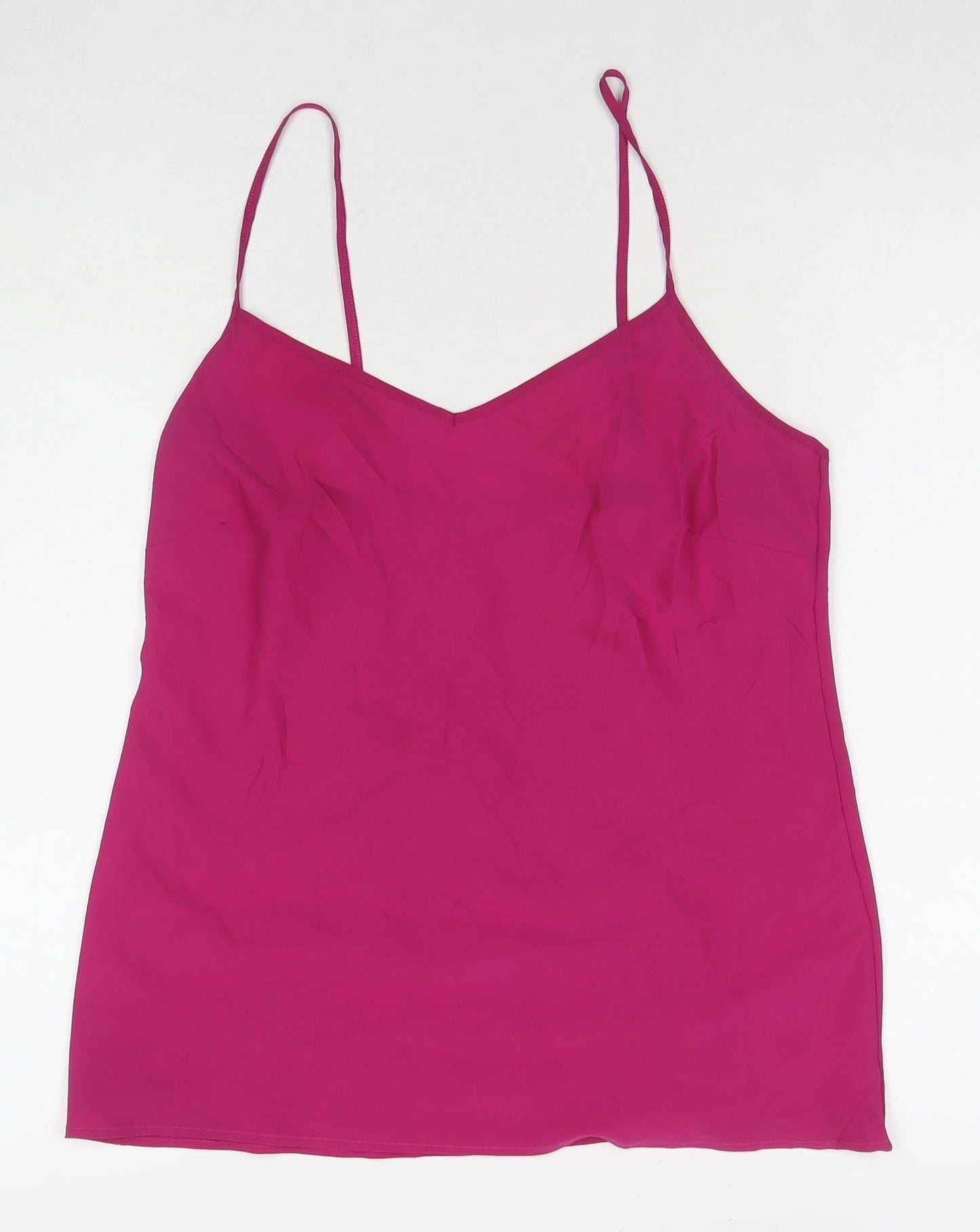 Womens UK Size 12 Marks and Spencer Pink Basic Tank