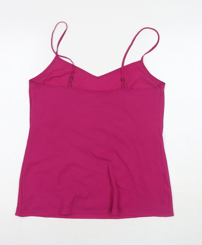Womens UK Size 12 Marks and Spencer Pink Basic Tank
