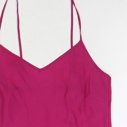 Womens UK Size 12 Marks and Spencer Pink Basic Tank