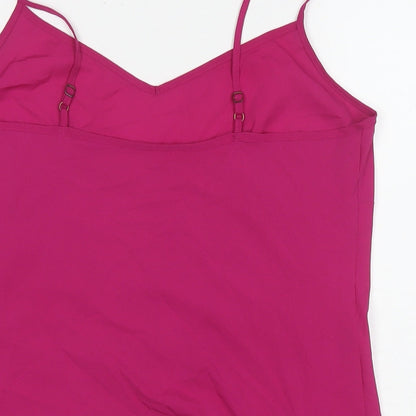 Womens UK Size 12 Marks and Spencer Pink Basic Tank