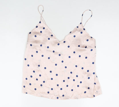 Womens UK Size 8 Topshop Pink Basic Tank