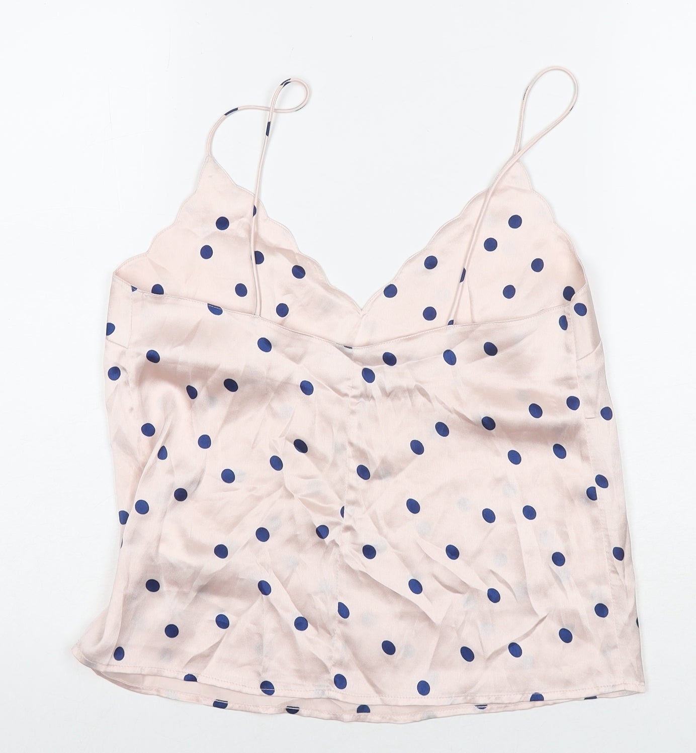 Womens UK Size 8 Topshop Pink Basic Tank