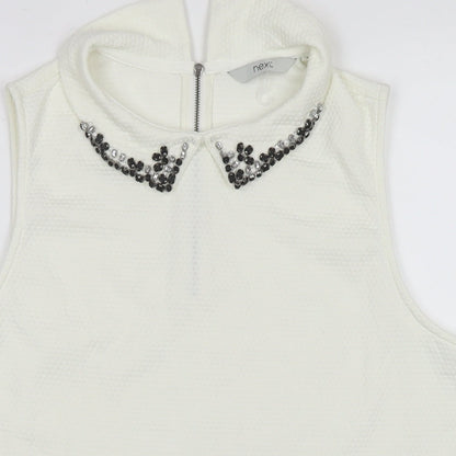 Womens UK Size 18 NEXT White Basic Blouse