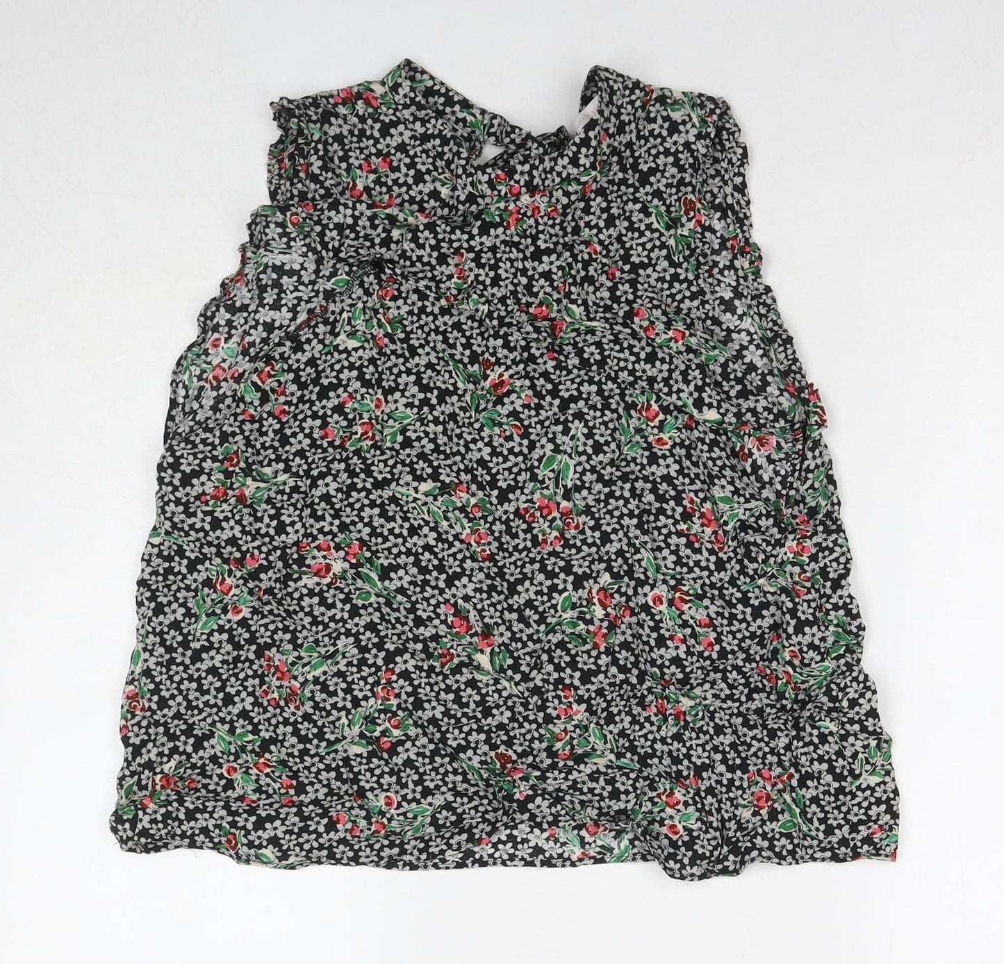 Womens UK Size L Zara Multicoloured Basic Tank
