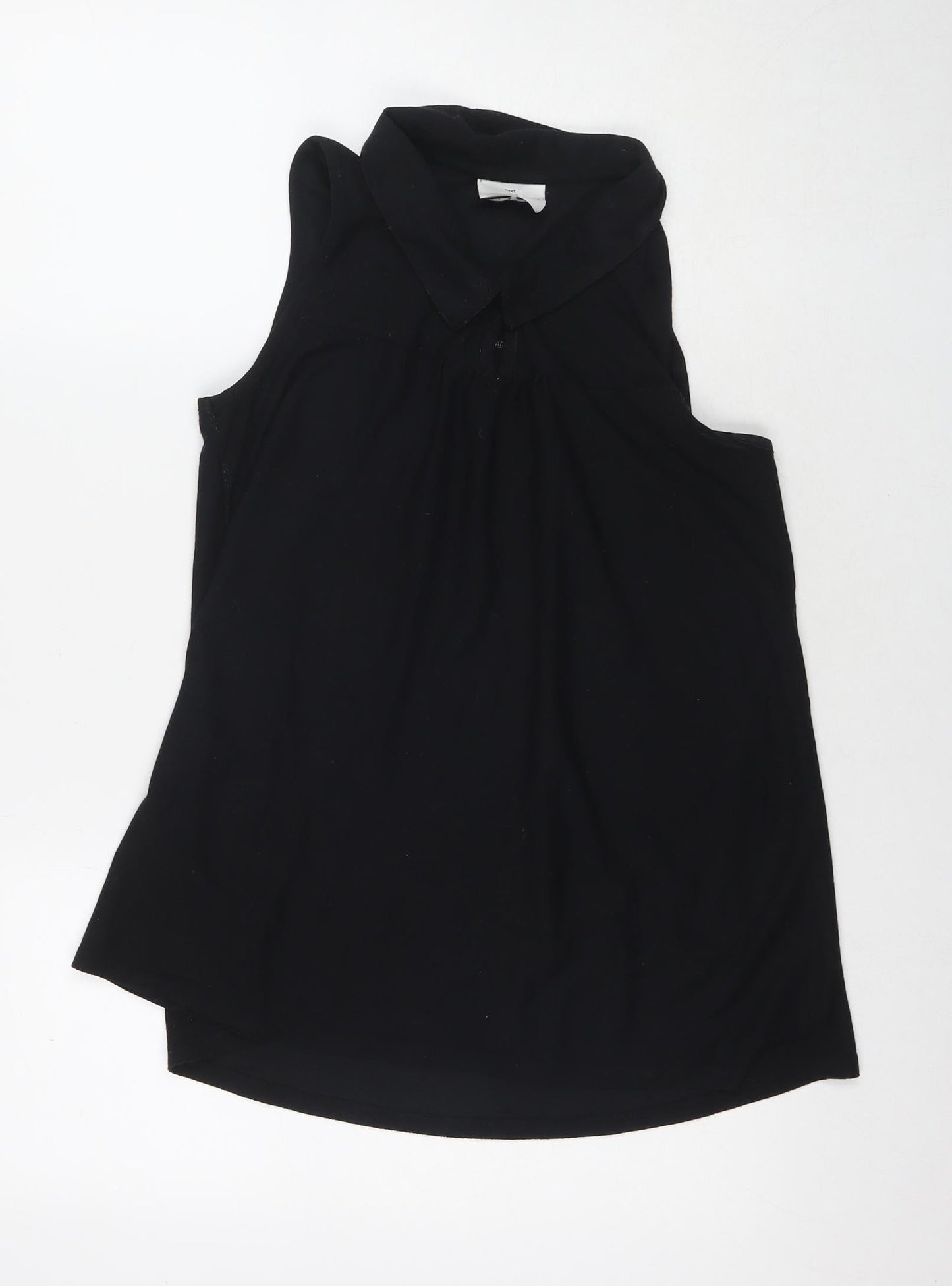 Womens UK Size 10 NEXT Black Basic Tank