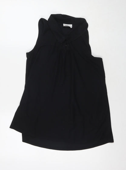 Womens UK Size 10 NEXT Black Basic Tank