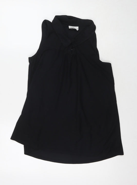 Womens UK Size 10 NEXT Black Basic Tank