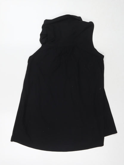 Womens UK Size 10 NEXT Black Basic Tank