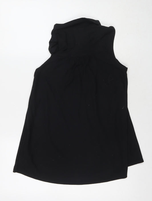 Womens UK Size 10 NEXT Black Basic Tank