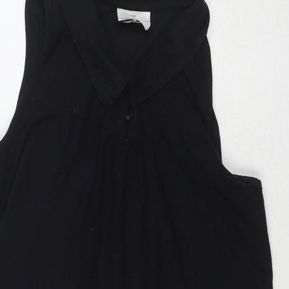 Womens UK Size 10 NEXT Black Basic Tank
