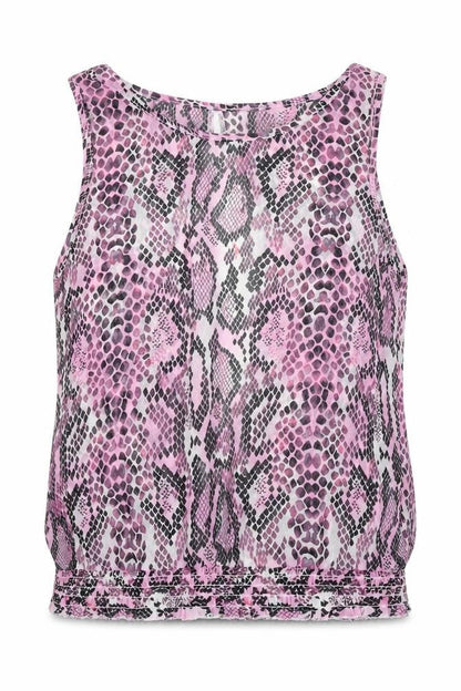 Womens UK Size 10 Internacionale Pink Basic Tank