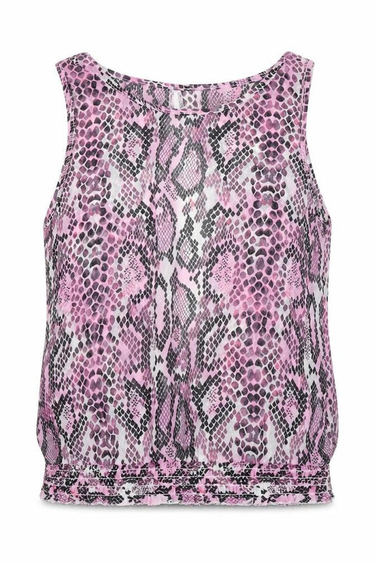 Womens UK Size 10 Internacionale Pink Basic Tank